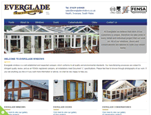 Tablet Screenshot of evergladewindows.co.uk